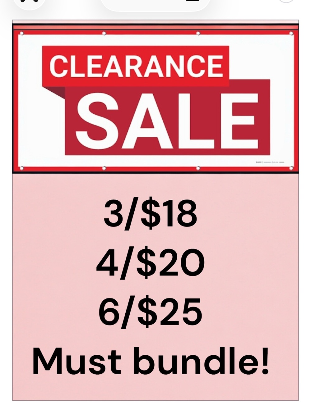 🐭 Bundle sale!  All items with the mouse are 3/$18 4/$20 or 6/$25 must bundle